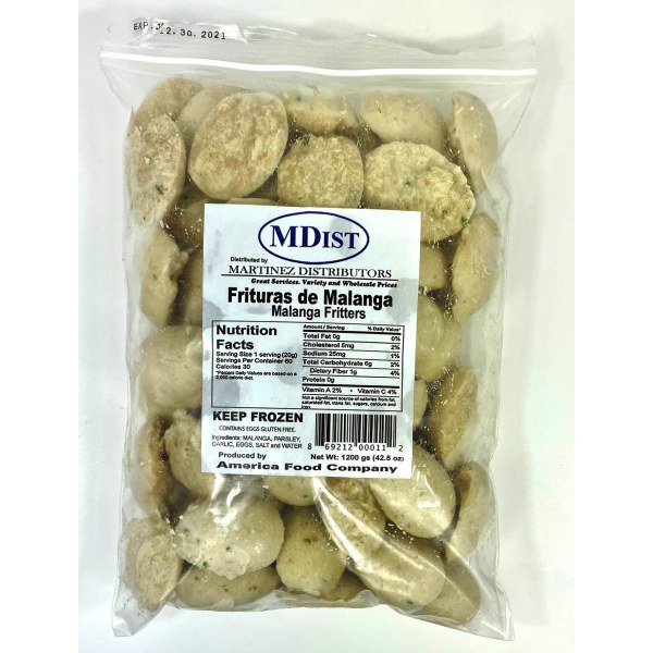 MALANGA FRITTERS/FRITURA MALANGA. 4/42.5OZ