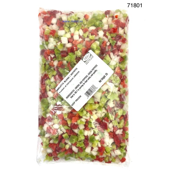 SOFRITO OMELETTE BLEND. 12/2LB