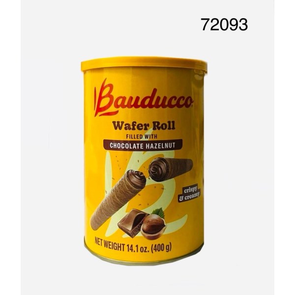 WAFER ROLL CHOCOLATE HAZELNUT. 12/14 PACK
