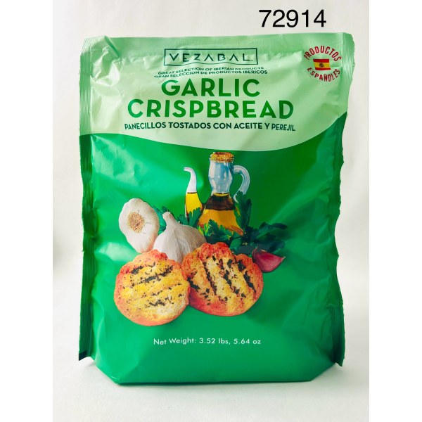 MINI TOAST WITH OLIVE OIL AND GARLIC. 12/35OZ