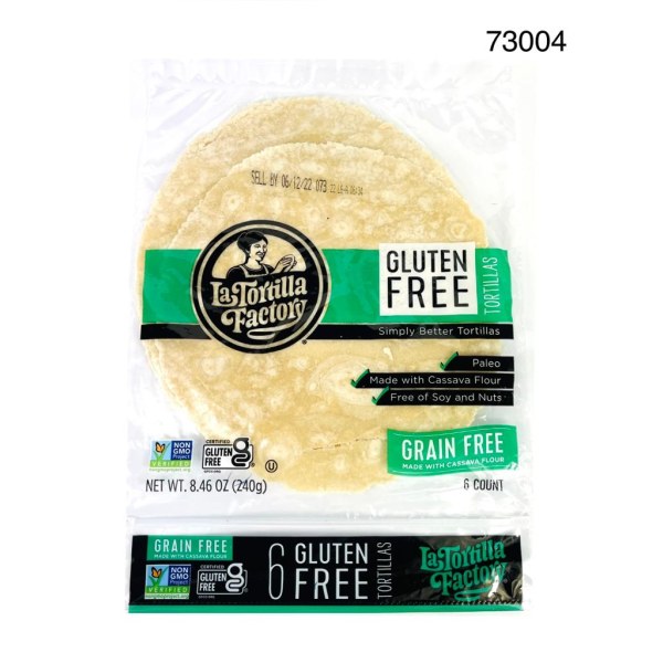 GLUTEN FREE TORTILLAS. 12/6CT