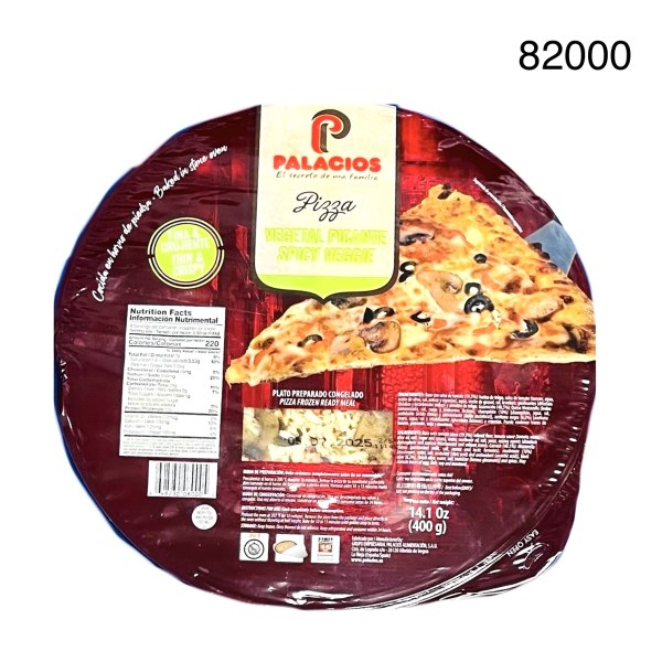 PIZZA SPICY VEGGIES .   PAL 7/14.11OZ. 7/14.7OZ