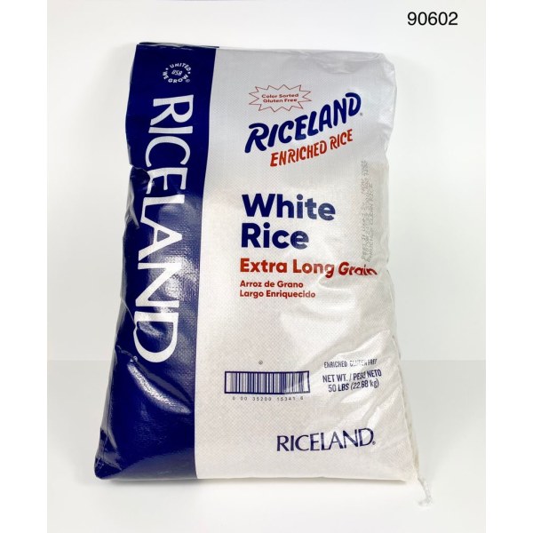 LONG GRAIN WHITE RICE/ARROZ BLANCO. 1/50LB