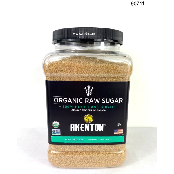 ORGANIC BROWN SUGAR/AZUCAR MORENA. 6/2.7LB