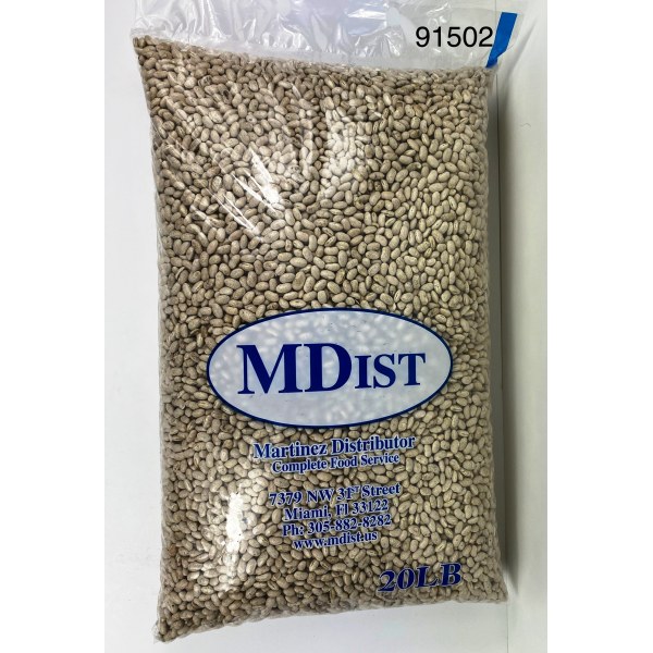 GREAT NORTHERN BEANS/FRIJOL BLANCO. 1/20LB