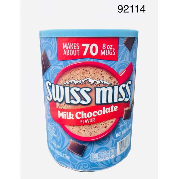 SWISS MISS HOT CHOCOLATE MIX  CHOCOLATE. 6/4.78LB