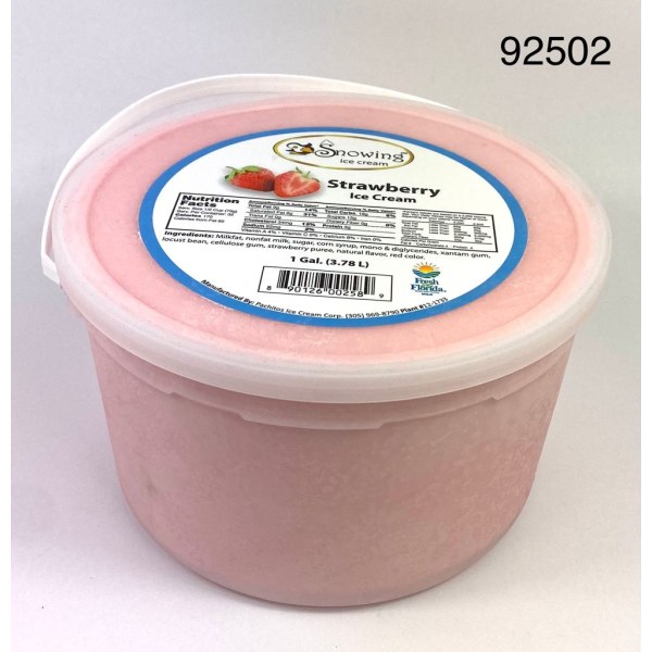 STRAWBERRY ICE CREAM/HELADO FRESA. 1/1 GAL