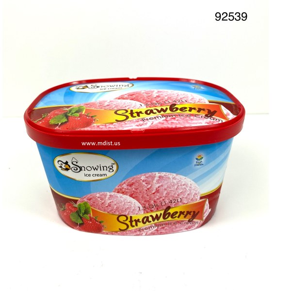 STRAWBERRY ICE CREAM/HELADO FRESA. 8/48OZ