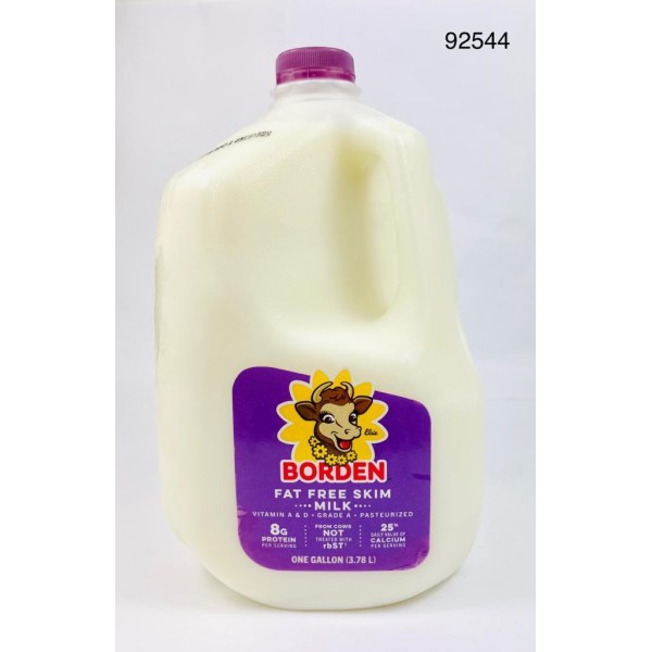 BORDEN       FREE MILK/LECHE. 4/1 GAL