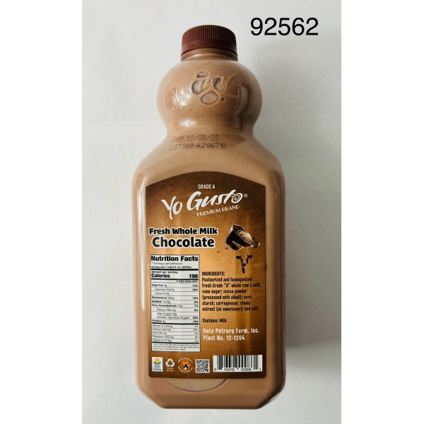 LECHE CHOCOLATE YOG 56OZ. 9/56OZ