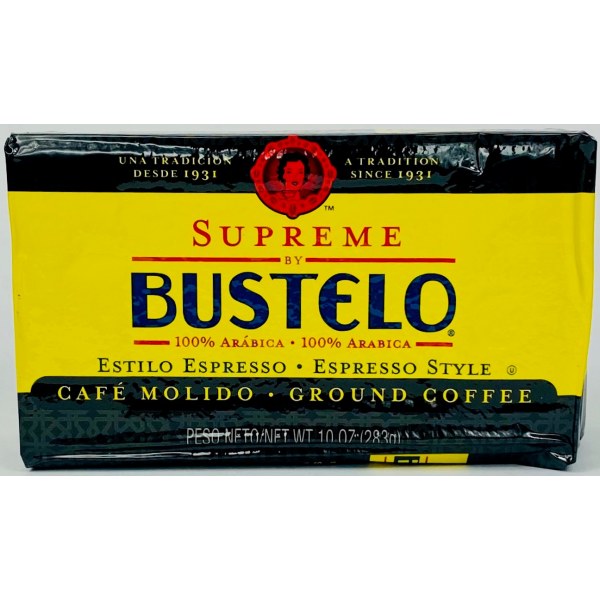 GROUND COFFEE SUPREME/CAFE BUSTELO. 12/10OZ