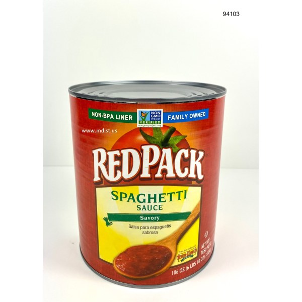 SPAGHETTI SAUCE/SALSA ESPAGUETTI. 6/6LB