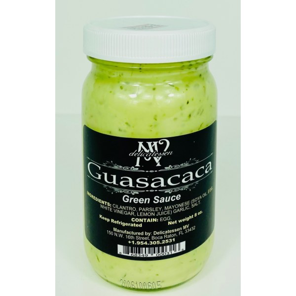 GUASACACA GREEN SAUCE/SALSA. 24/8OZ