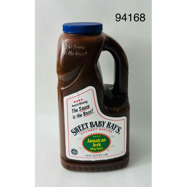 SBR'S JAMAICAN JERK WING SAUCE. 4/64OZ