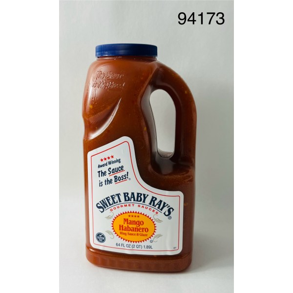SBR'S MANGO HABANERO      SAUCE. 4/64OZ