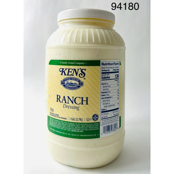 KEN'S RANCH DRESSING. 4/1GALLON