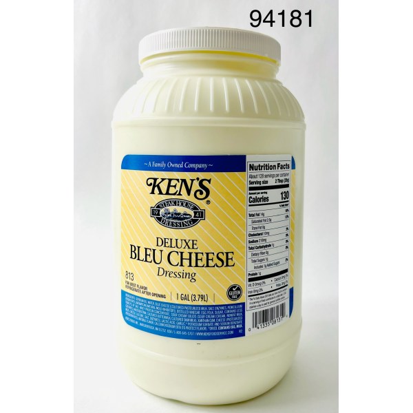 KEN'S DELUXE BLUE CHEESE. 4/1GALLON