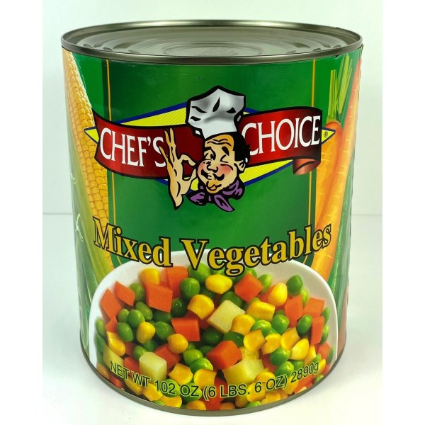 MIXED VEGETABLES/VEGETALES MIXTOS. 6/102 OZ