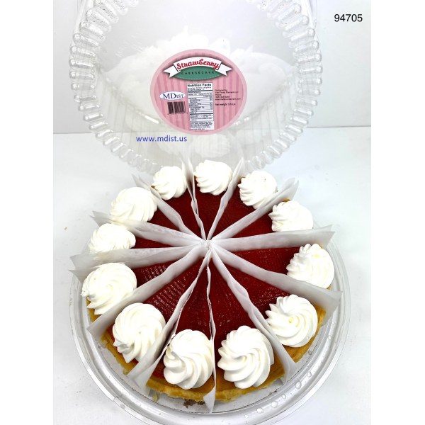 CHEESECAKE STRAWBERRY. 4/3.5LB