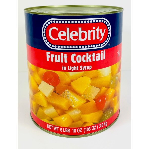 FRUIT COCKTAIL/ COCTEL DE FRUTAS. 6/106 OZ