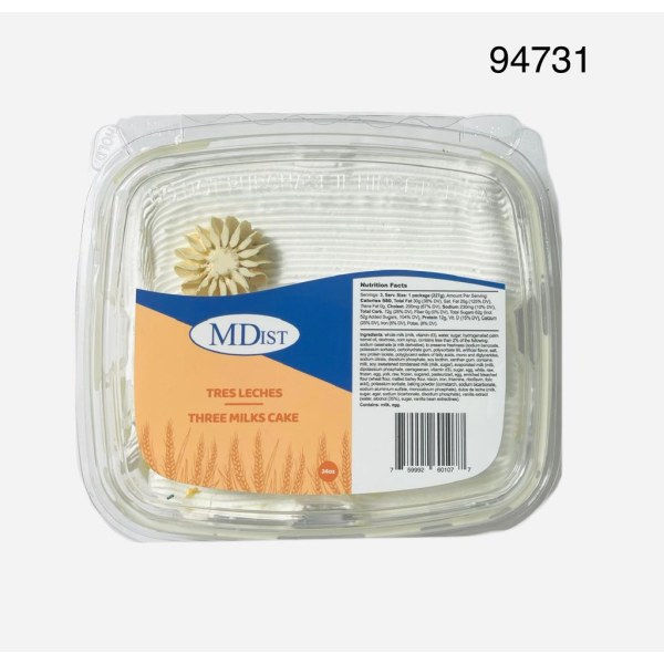 MDI THREE MILKS CAKE/TRES LECHES. 1/24OZ