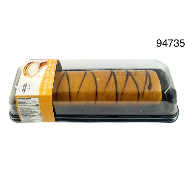 CREAM AND EGG YOLK  SWISS ROLL. 4/1.1LB