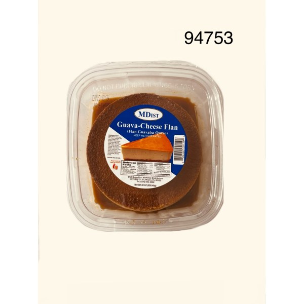 CHEESE FLAN GUAVA/QUESO MDI. 12/30OZ