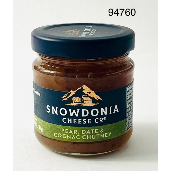 PEAR DATE & COGNAC"SNOWDONIA". 12/5.3OZ