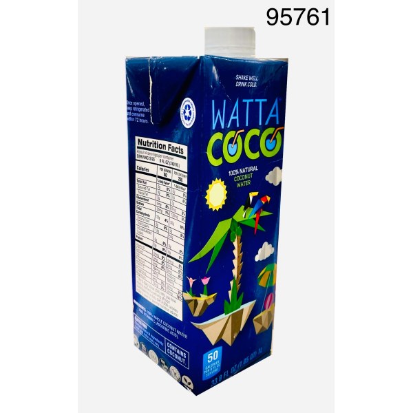 COCONUT WATER WATTA        /AGUA COCO. 12/1LT