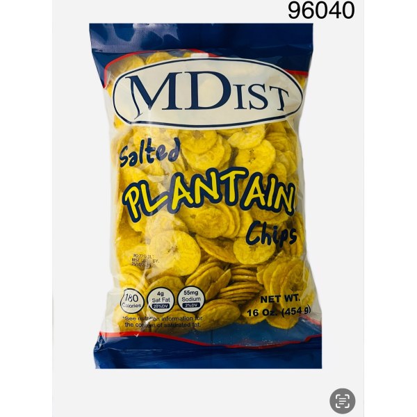 SALTED PLANTAIN CHIPS/MARIQUITA. 12/1LB