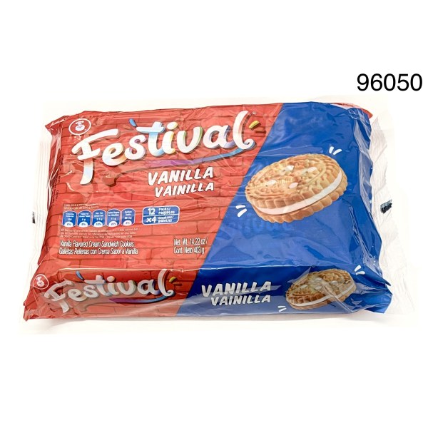 FESTIVAL VANILLA      COOKIE BAG GALLETA. 24/14.21OZ