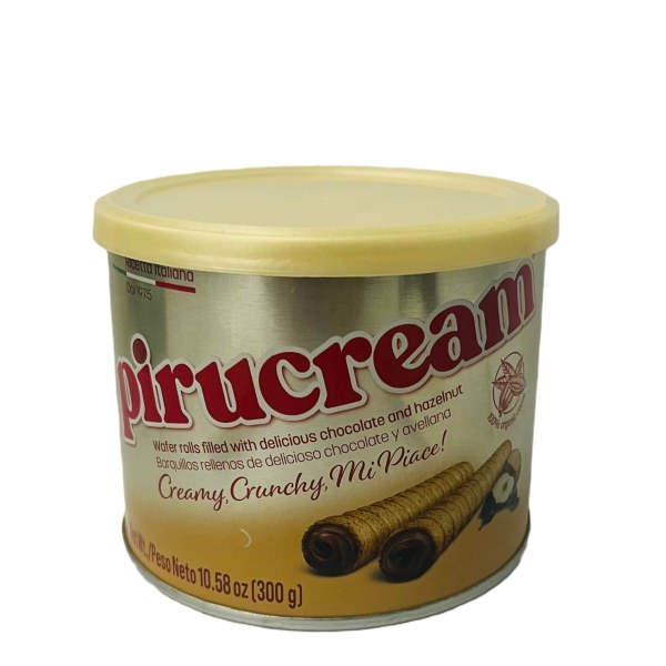 ROLLED WAFER W/ CHOCOLATE & HAZELNUT. 24/10.58OZ