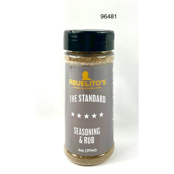 STANDARD SEASONING RUB/SAZON. 12/7.10OZ